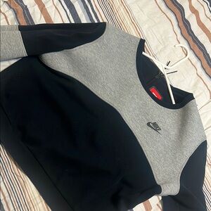 Nike Gray and DarkNavy blue Sweatshirt